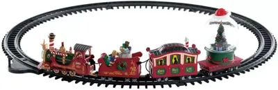 Kerstfiguur Trein North pole railway b/o (4.5v) LEMAX - Lemax