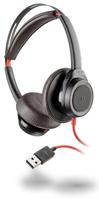 Blackwire C7225 - USB Headset - stereo - op oor - met bekabeling - USB-A - actieve geluidsdemping - thumbnail
