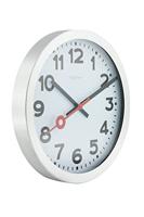 NeXtime ne-3999ar wandklok dia. 35 cm, geborsteld aluminium, 'station' - thumbnail