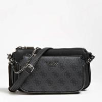 GUESS crossbody tas Mika antraciet - thumbnail
