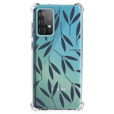 Samsung Galaxy A52 4G/5G Case Leaves Blue Samsung Galaxy A52 4G/5G Case Leaves Blue