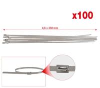 KS Tools 115.1593 RVS kabelbinder met kogelsluiting, 4,6x350mm, 100 stuks - thumbnail