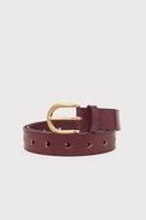 Fabienne Chapot Cut It Out Heart Belt | Burgundy - thumbnail