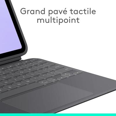 iPad Pro 11 hoesje - Logitech - Combo Touch - Grafiet - thumbnail