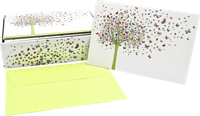 Tree of Butterflies Notitiekaarten 14 stuks - thumbnail
