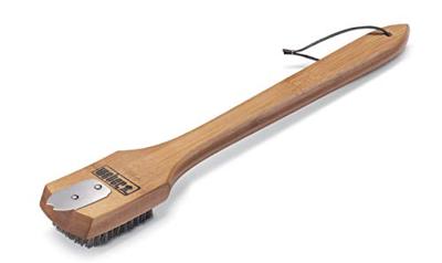 Weber Schoonmaakborstel van bamboehout 46cm