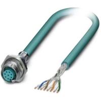Phoenix Contact 1553365 Sensor/actuator inbouwconnector M12 Aantal polen (sensoren): 8 Bus, inbouw 0.50 m 1 stuk(s) - thumbnail