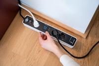 Brennenstuhl 1153230026 Stekkerdoos Zwart, Wit 1 stuk(s) - thumbnail