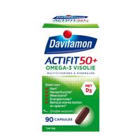 Davitamon Actifit 50+ Omega-3 Visolie Capsules - thumbnail