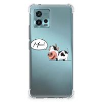 otorola Moto G72 Stevig Bumper Hoesje Cow - thumbnail