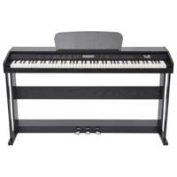 Digitale piano met pedalen 88 toetsen zwart - thumbnail