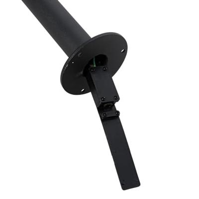 QAZQA Moderne lantaarn zwart met helder glas 104 cm IP44 - Sfera