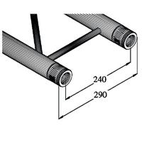 Alutruss BILOCK BQ2-710 Ladder truss 71 cm - thumbnail