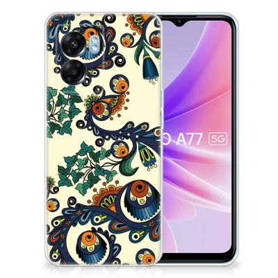 Siliconen Hoesje OPPO A77 | A57 5G Barok Flower Siliconen Hoesje OPPO A77 | A57 5G Barok Flower