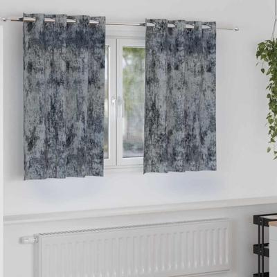 VidaXL Velvet gordijnen 2 pcs zilvergrijs 140 x 140 cm fluweel VidaXL Velvet gordijnen 2 pcs zilvergrijs 140 x 140 cm fluweel