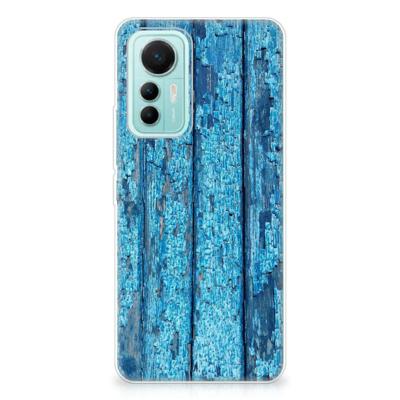 Xiaomi 12 Lite | Bumper Hoesje | Wood Blue