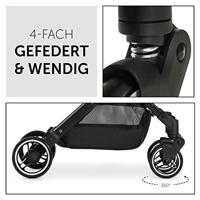 HAUCK - Compacte kinderwagen - TRAVEL N CARE - 4 wielen - opvouwbaar met één hand - Blauw - thumbnail