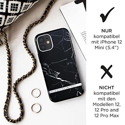 Richmond & Finch Freedom Series One-Piece Apple iPhone 12 Mini Black Marble