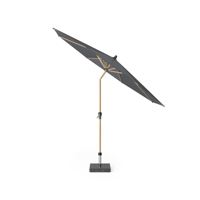 Platinum Riva parasol 300 cm teak antraciet - thumbnail