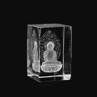 Kristal Laser Boeddha