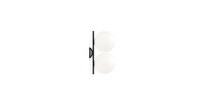 Flos IC C/W1 Double Wandlamp - Zwart