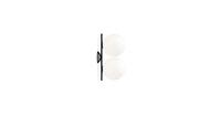 Flos IC C/W1 Double Wandlamp - Zwart - thumbnail