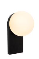 Lucide TASSA - Wandlamp Badkamer - LED Dim to warm - 1x10W 1800K/3000K - IP44 - Zwart - thumbnail