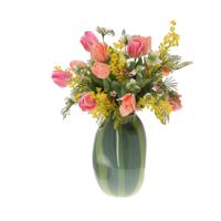 Kunstboeket Mariska Silves 60 cm - thumbnail