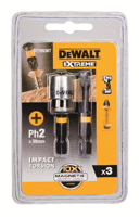 DeWALT DT70536T Extreme Impact Torsion Schroefbits PH2 50mm + MagLock Bithouder - thumbnail