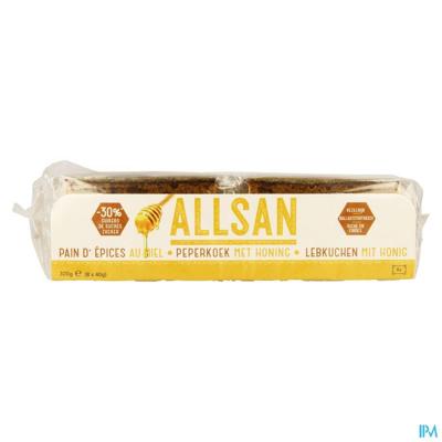 Allsan Peperkoek Honing 8x40g Revogan