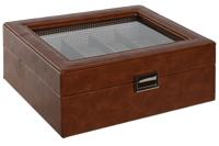 Juwelenkistje Home ESPRIT Bruin Kristal 26 x 20 x 9 cm - thumbnail