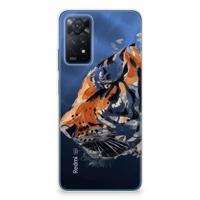 Smartphone hoesje Xiaomi Redmi Note 11 Pro 5G Watercolor Tiger - thumbnail