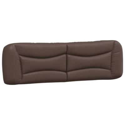 Bedframe met LED-verlichting kunstleer bruin 180x200 cm