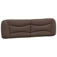 Bedframe met LED-verlichting kunstleer bruin 180x200 cm - thumbnail