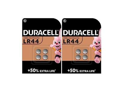 Batterij duracell lr44 alkaline 4pack | 10 stuks