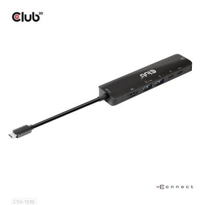 Club 3D USB Gen1 Type-C 6-in-1 Hub dockingstation Club 3D USB Gen1 Type-C 6-in-1 Hub dockingstation