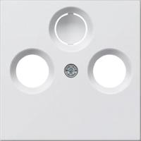 GIRA Afdekking Televisie, radio System 55, Standaard 55, E2, Event, Event Clear, Event Opaque, Esprit, ClassiX Zuiver wit, Mat 086927 - thumbnail