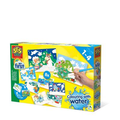 SES my first - kleuren met water megaset verborgen dieren SES my first - kleuren met water megaset verborgen dieren
