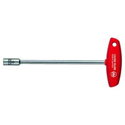 Wiha Dopsleutel met dwarsgreep zeskant hoogglans vernikkeld | 12 x 125 mm - 985 - 00985