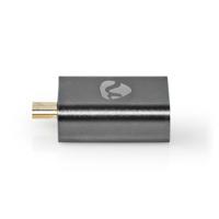Nedis CVTB34907GY Hdmi™-adapter Hdmi™ Male / Hdmi™ Micro-connector Hdmi™ Female / Hdmi™ Output Verguld Recht Aluminium Gunmetal 1 Stuks Cover Window Box - thumbnail