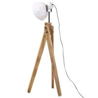 VidaXL Vloerlamp 25 w e27 45x45x120 cm wit - thumbnail