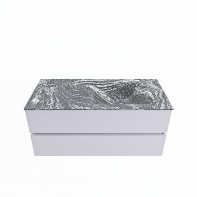 MONDIAZ VICA-DLUX 110cm badmeubel onderkast Cale 2 lades. Inbouw wastafel CLOUD rechts zonder kraangat, kleur Lava. MONDIAZ VICA-DLUX 110cm badmeubel onderkast Cale 2 lades. Inbouw wastafel CLOUD rechts zonder kraangat, kleur Lava.