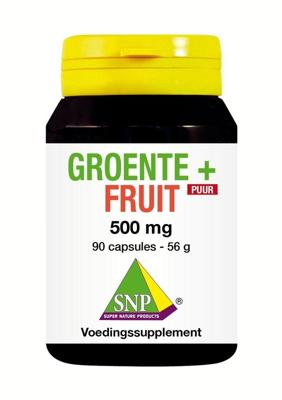 SNP Groente & fruit 500mg puur 90 Vegetarische capsules SNP Groente & fruit 500mg puur 90 Vegetarische capsules
