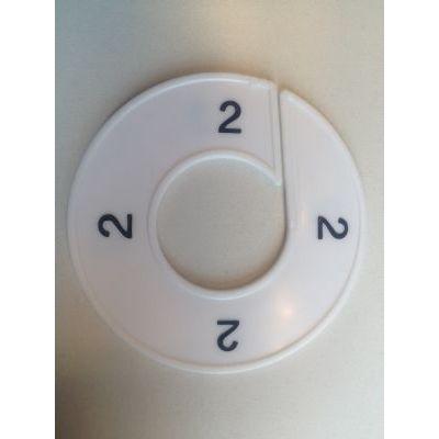 Maatring wit/zwart 2