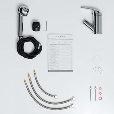 SUPRA ééngreepsmengkraan keuken met uittrekbare sproeier, chroom uittrekbare, omstelbare sproeier, 2 functies en met antikalk nozzles 90° draaibereik keramische schijven geluidsarme, verwissel SUPRA ééngreepsmengkraan keuken met uittrekbare sproeier, chroom uittrekbare, omstelbare sproeier, 2 functies en met antikalk nozzles 90° draaibereik keramische schijven geluidsarme, verwissel