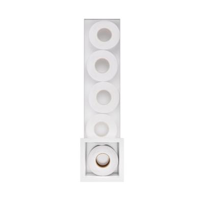 Hotbath &More Inbouw Reserverolhouder voor 6 Rollen - 74 x 209 x 14 cm - V02