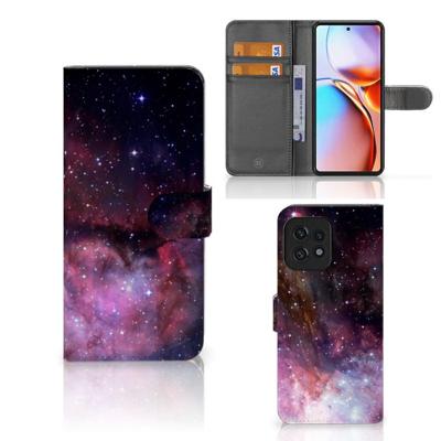 Book Case voor Motorola Edge 40 Pro Galaxy Book Case voor Motorola Edge 40 Pro Galaxy