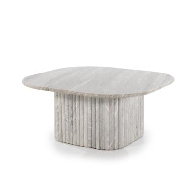 By-Boo Salontafel 'Dorique' Marmer, 80 x 80cm