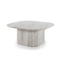 By-Boo Salontafel 'Dorique' Marmer, 80 x 80cm - thumbnail
