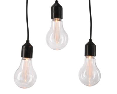 Partylight big bulb start buit 950 cm 20L zwart/klassiek warm Kerst KSD - Ksd